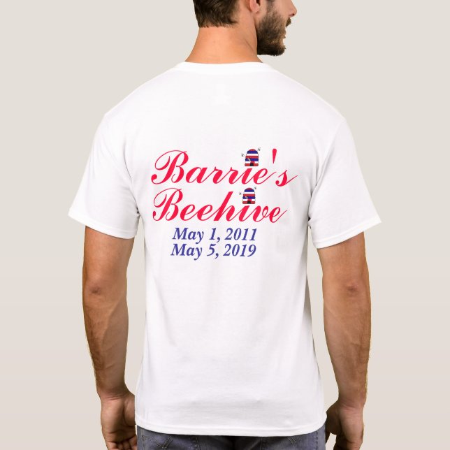 Barrie's Beehive T-shirt (Back)