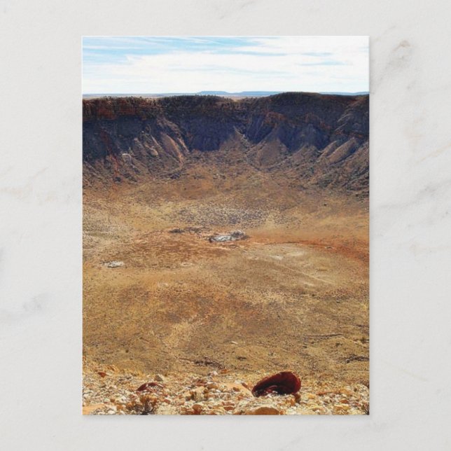 Barringer Meteorite Crater Postcard (Front)