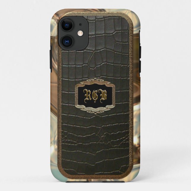 Barrington Monogram Case-Mate iPhone Case (Back)
