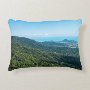 Barron Gorge Canopy and Coral Sea Decorative Pillo Cushion