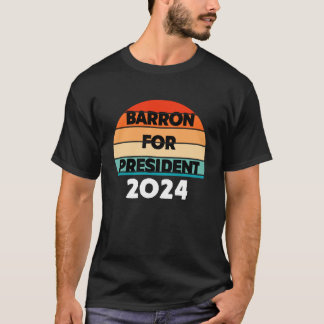 Barron Trump for President 2024 Donald Trump, Repu T-Shirt