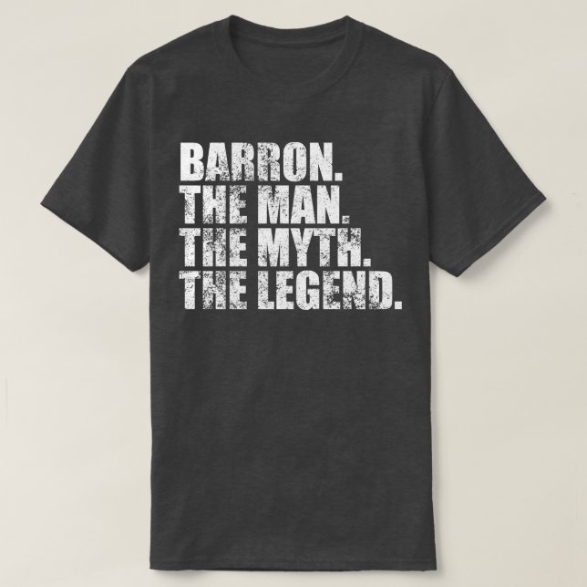 BarronBarron Family name Barron last Name Barron S T-Shirt (Design Front)