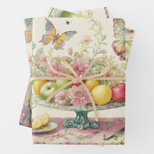 Barroque Still life Wrapping Paper Sheet