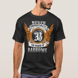 Barrows Name Shirt Never Underestimate The Power O