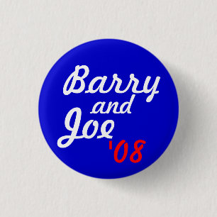 Barry and Joe '08 - Customised 3 Cm Round Badge