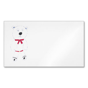 Barry Bear Magnetic Business Card