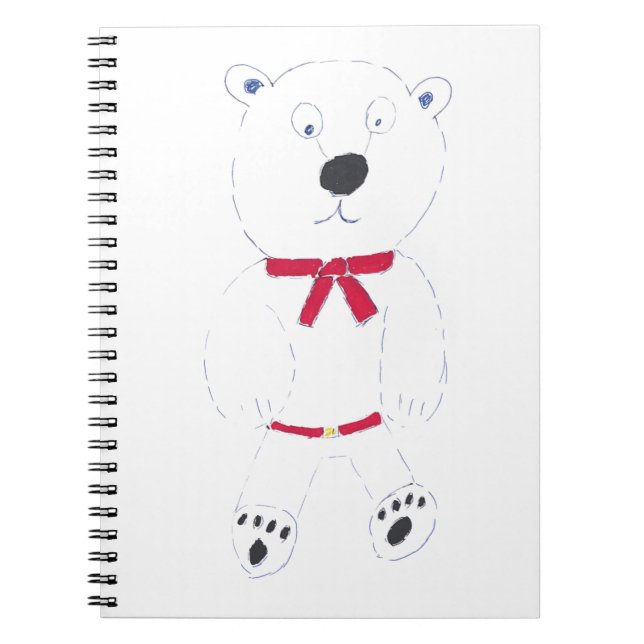 Barry Bear Spiral Notebook (Front)