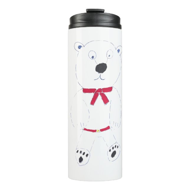 Barry Bear Thermal Tumbler (Front)