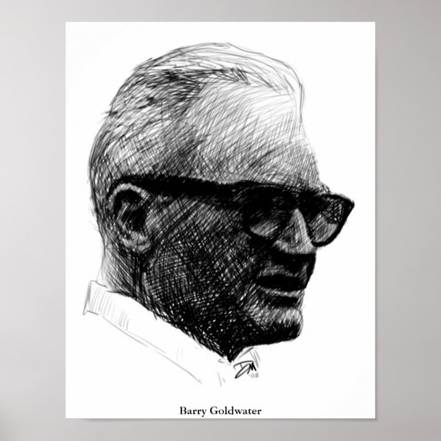 Barry Goldwater Sketch Poster (Front)