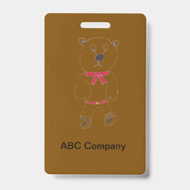 Barry I'd Badge ID Badge (Front)