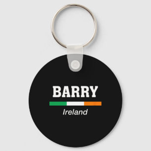 Barry Irish Family Name St Patricks Day Ireland Fl Key Ring