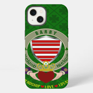 Barry Irish Shield & Claddagh Personalised Case