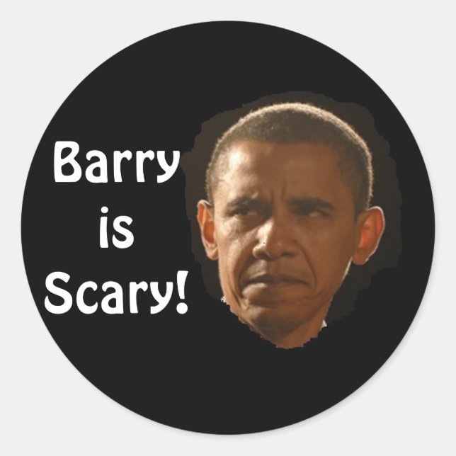 Barry is Scary! stickers (Front)