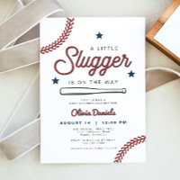 BARRY Little Slugger Baseball Baby Shower