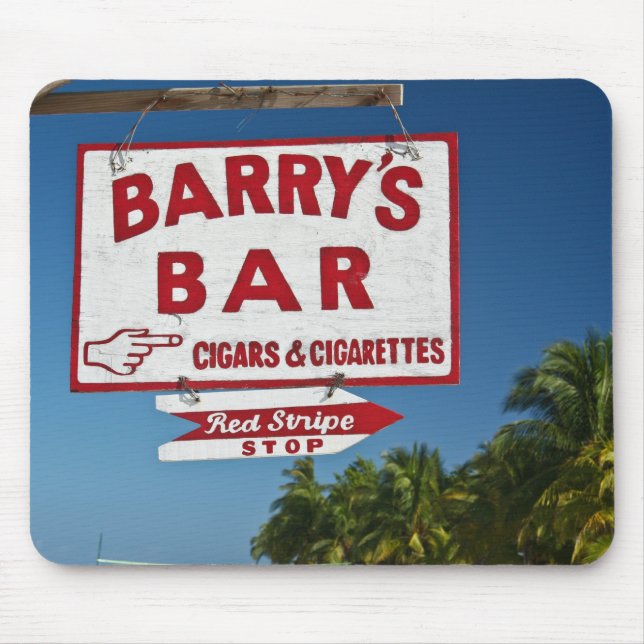 Barrys Bar Mouse Pad (Front)