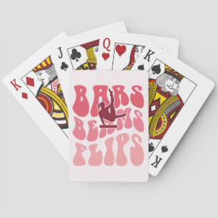 Bars, Beams, and Flips - Gymnastics Playing Cards