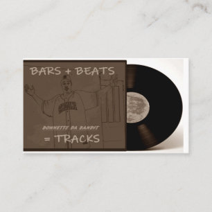 Bars+Beats=Tracks business cards