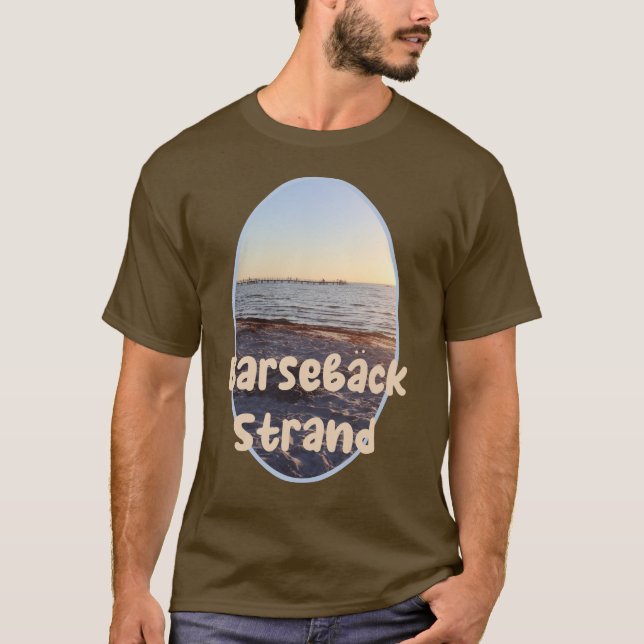Barseback Strand, Sunset Beach, Sweden T-Shirt (Front)