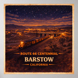 Barstow California Centennial  Poster