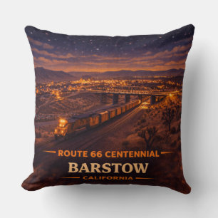 Barstow Night Train Sofa Scene Cushion