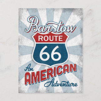 Barstow Route 66 Vintage America California Postcard