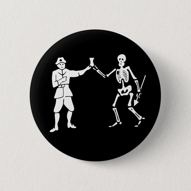 Bart Roberts 6 Cm Round Badge (Front)