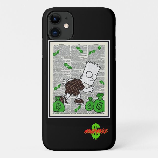 Bart Simpson Money Case-Mate iPhone Case (Back)