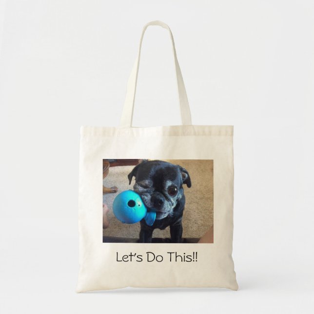Bart the pug tote bag (Front)