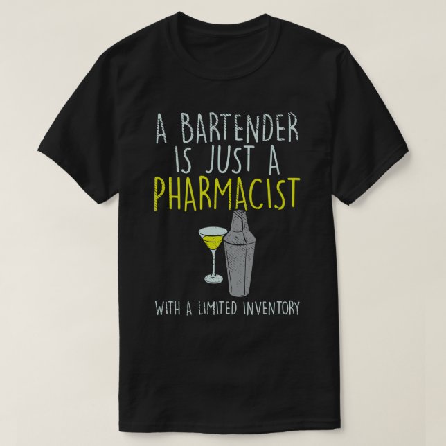 Bartender 8 T-Shirt (Design Front)