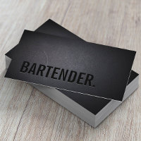 Bartender Bold Text Minimalist Wine