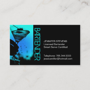 Bartender Business Card