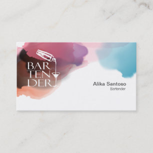 Bartender Business Card