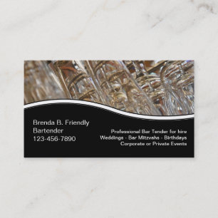 Bartender Business Cards