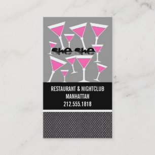 Bartender Business Cards