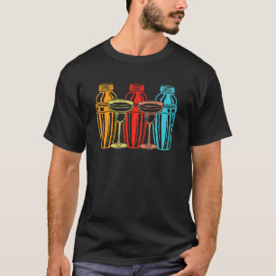 Bartender Cocktails Shaker Alcohol Spirits Party D T-Shirt