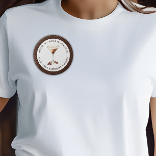 Bartender Espresso Martini Cocktail Event 6 Cm Round Badge