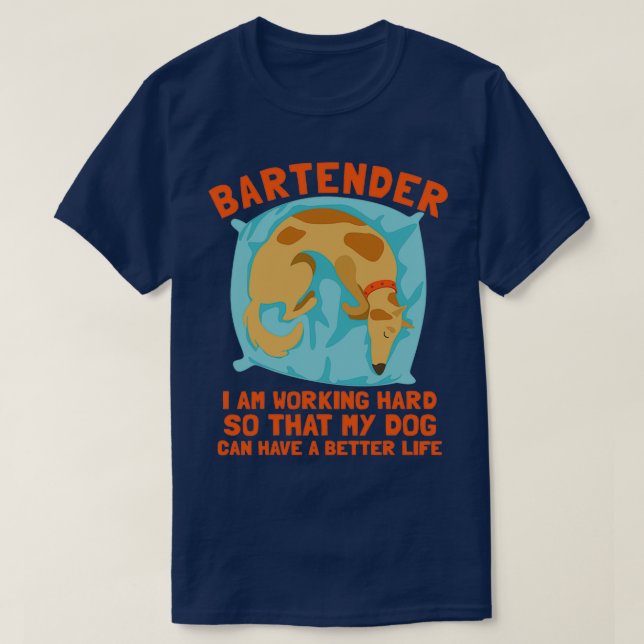 Bartender Funny 31 T-Shirt (Design Front)