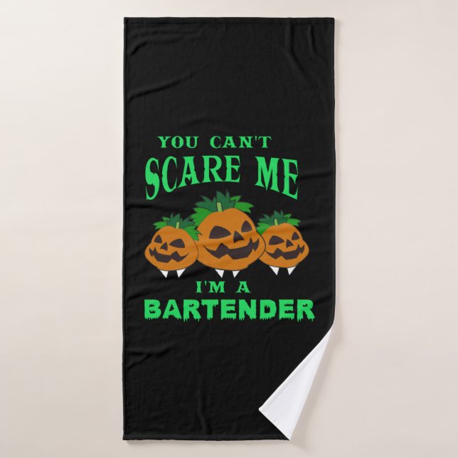 Bartender Halloween   Bath Towel (Bath Towel)