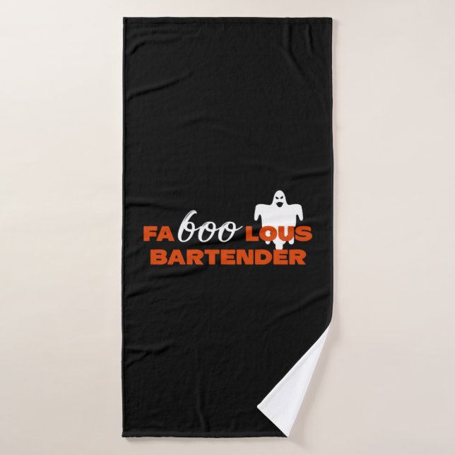 Bartender Halloween Bath Towel (Bath Towel)