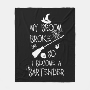 Bartender Halloween    Fleece Blanket
