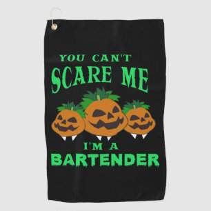Bartender Halloween Golf Towel