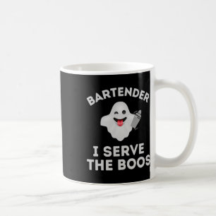 Bartender Halloween Shirt Bartender Ghost I Serve Coffee Mug