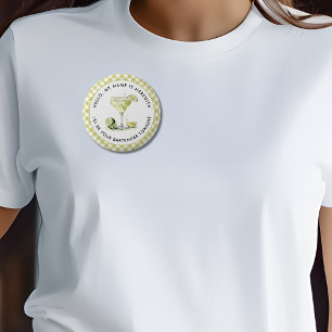 Bartender Margarita Cocktail Theme Event 6 Cm Round Badge