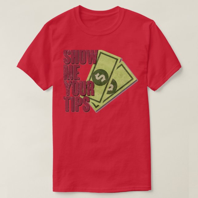 Bartender Party Cocktail Tip Pun 8 T-Shirt (Design Front)
