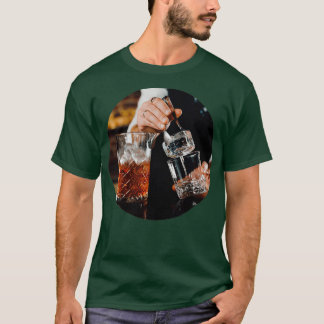 Bartender preparing a cocktail negroni T-Shirt