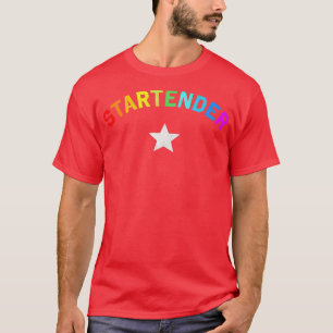 Bartender Pride Startender Rainbow T-Shirt