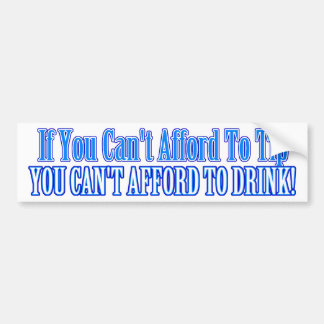 Bartender Saying Bumper Sticker