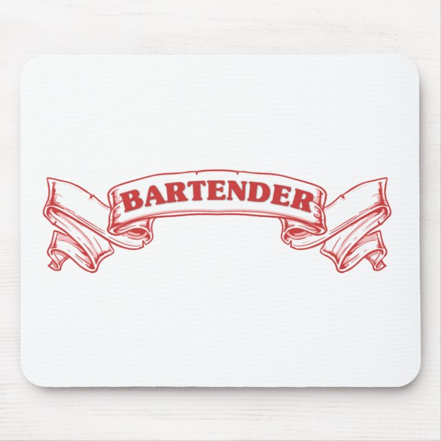 Bartender Scroll Mouse Pad (Front)