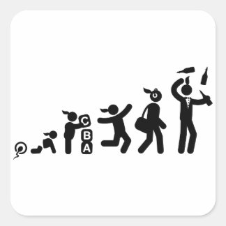 Bartender Square Sticker