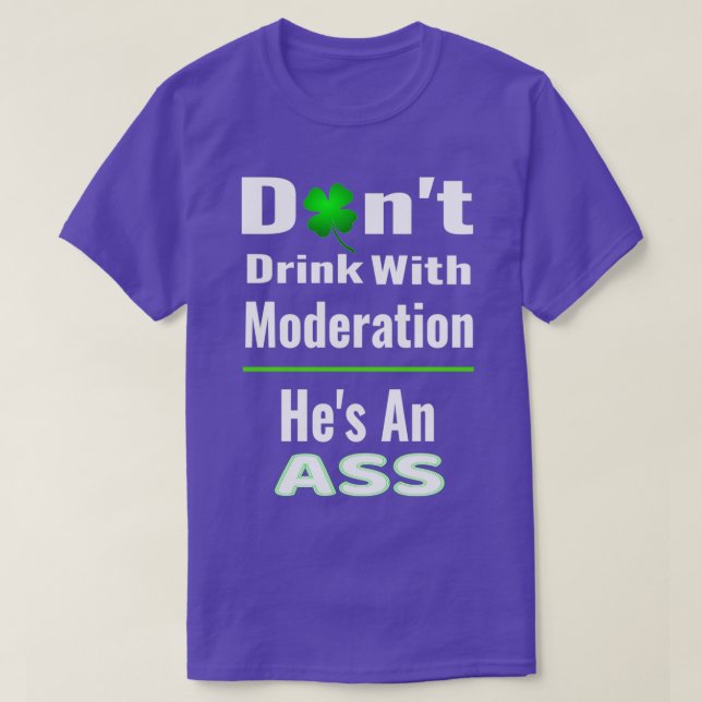Bartender St Patricks Day Shirt Funny Donx27t Drin (Design Front)